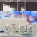 Romantic Fragrance Candles, Premium Fragrance, High Beauty, Transparent Micro Fire Candles Holiday Guests Gifts Scented Candles