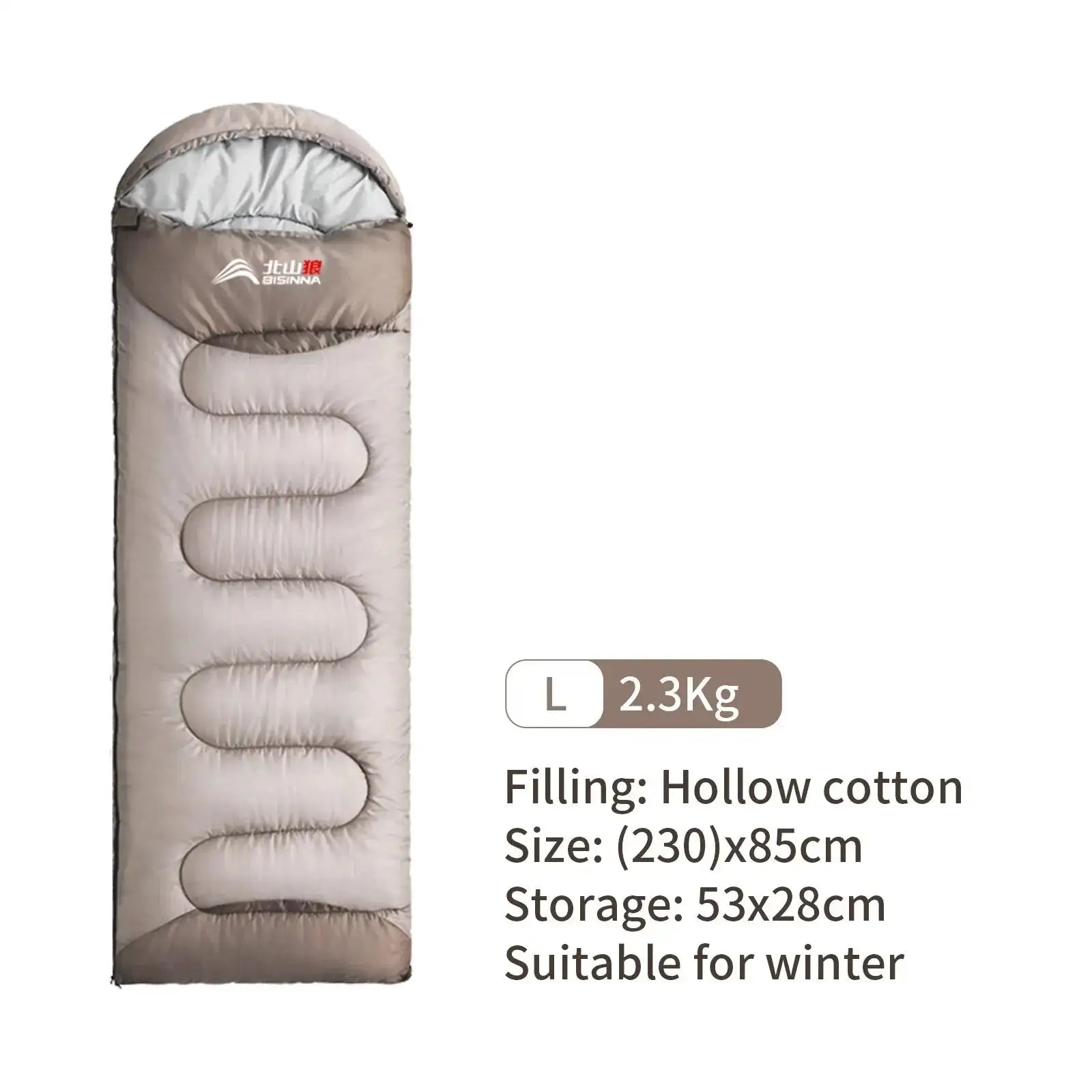 BISINNA Camping Sleeping Bag Ultralight Waterproof Winter Warm Envelope Backpacking Sleeping Bags for Outdoor Traveling Hiking