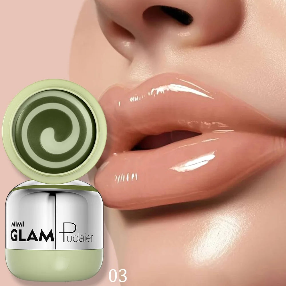 Lip balm, deeply moisturizing and soothing, fruit-flavored lip gloss lipstick, long-lasting nourishing and hydrating lip care li Lootquake LLC