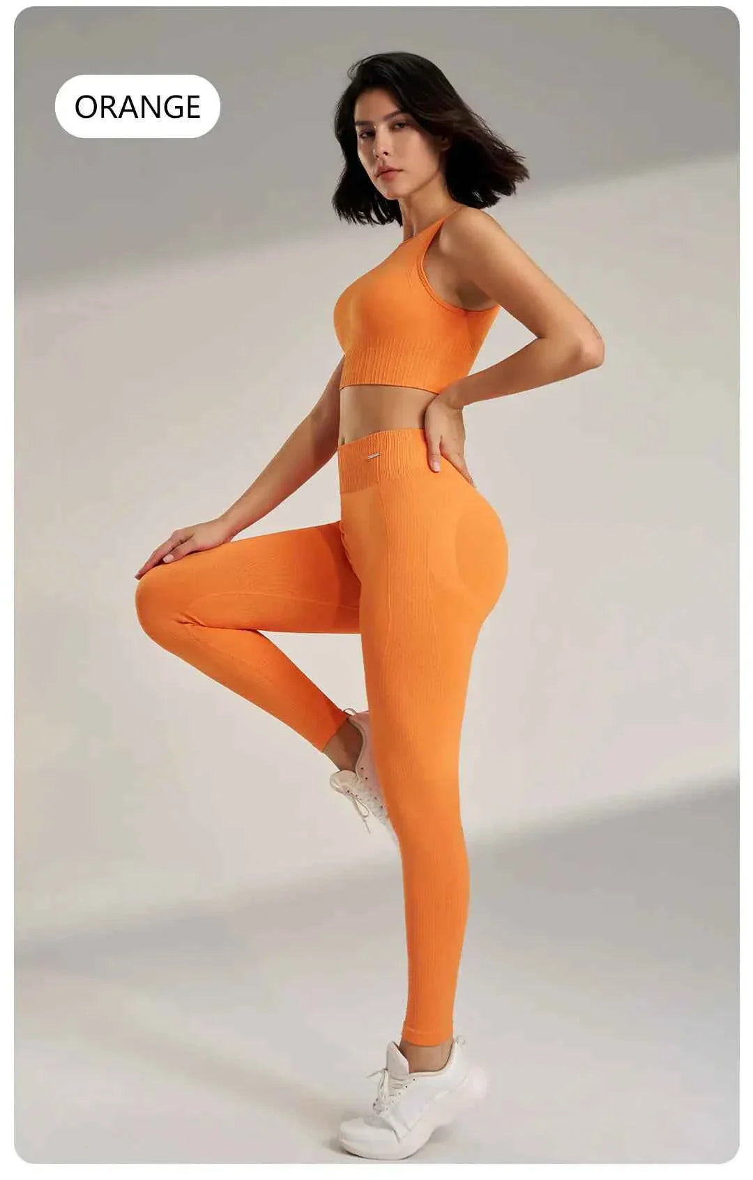 Women's High Waisted Leggings and Top THRIXINE