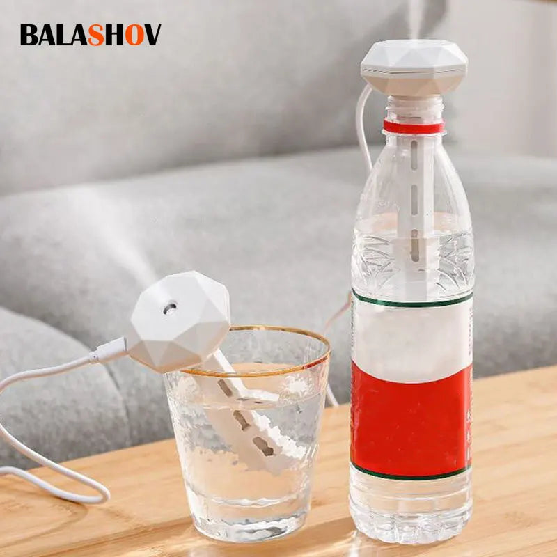 LED Lamp Air Humidifier USB Essential Oil Diffuser Car Purifier Aroma Anion Mist Maker with Romantic Light Portable Humidifier Lootquake LLC