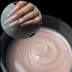 Jillnails 100g Glitter Shimmer Milky Hard Gel Builder Nail for Nails ExtensionsRoyal Blue Pink  UV LED Camouflage  Selfleveling Lootquake LLC