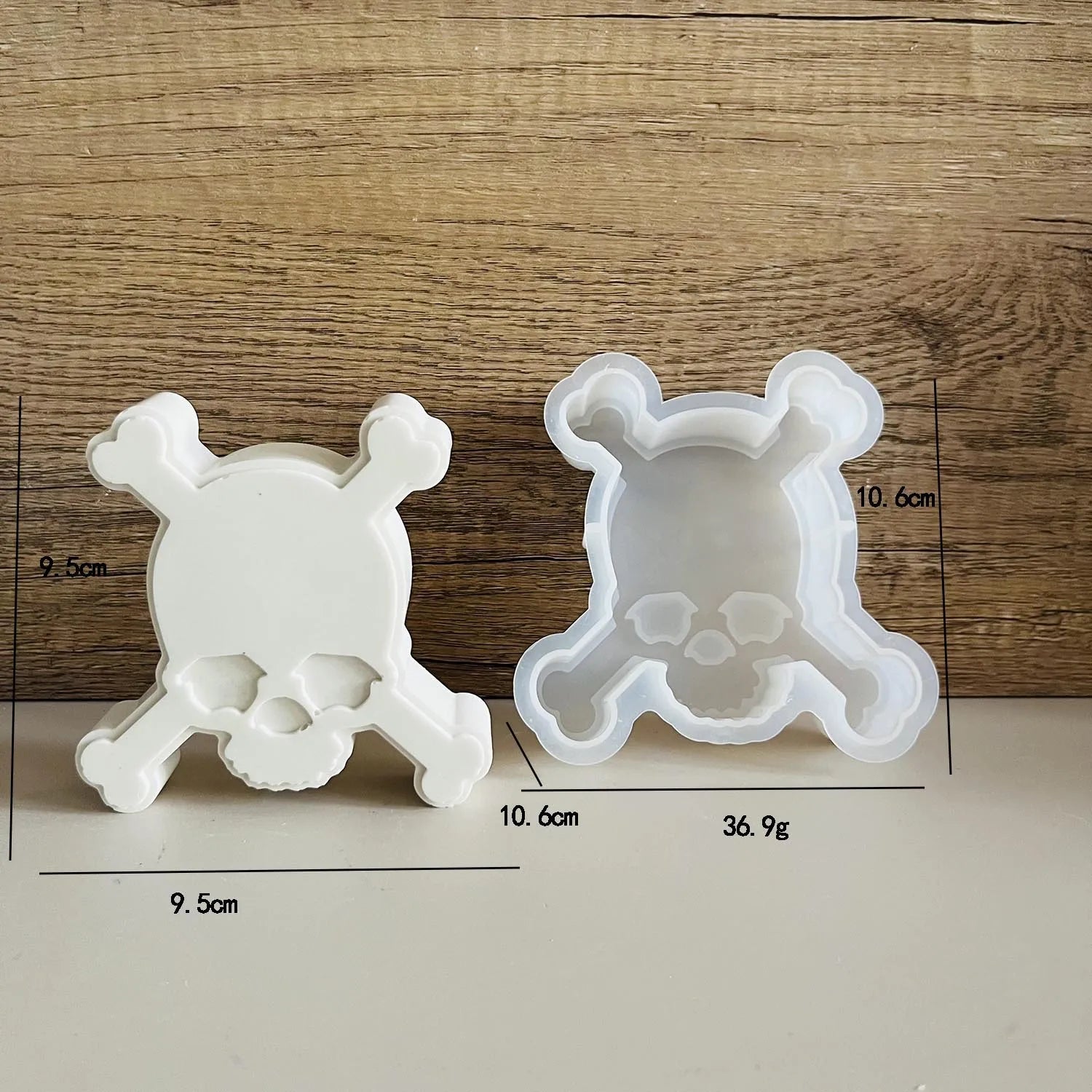 Halloween Decoration Diy Mold Skeleton Bat Mask Jack Ghost Silicone Mould Car Aromatherapy Plaster Doll Pinch Molds Lootquake LLC