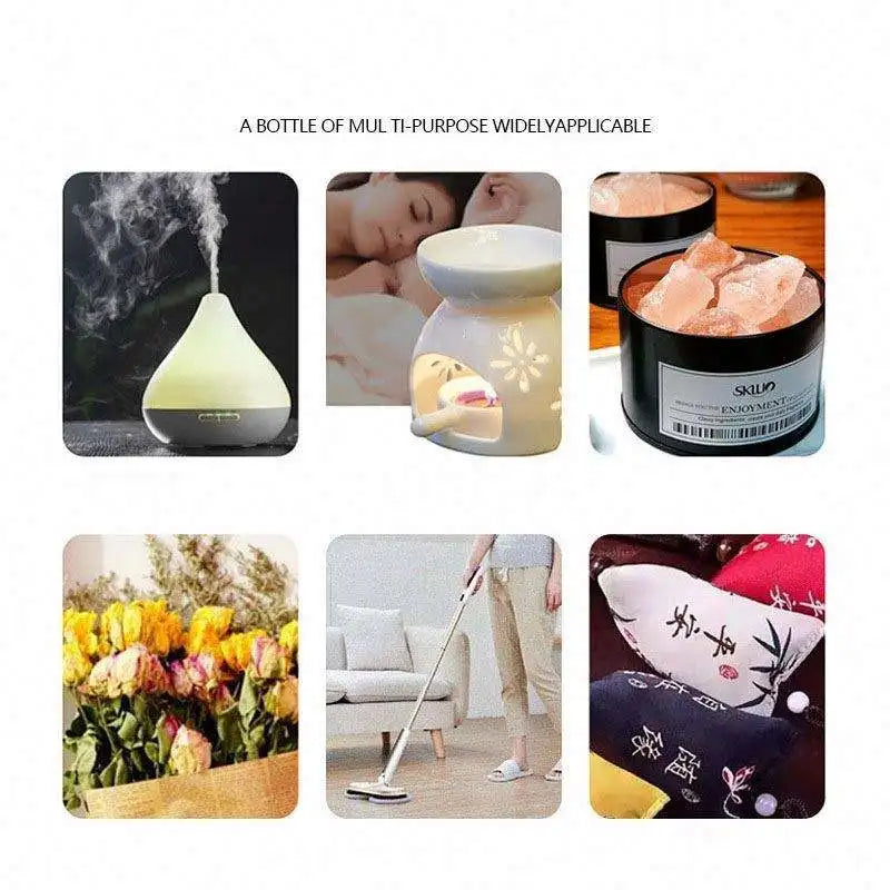 Natural Herb Essential Oils for Aroma Diffuser Air Humidifier Home Water-soluble 10ml Air Freshener Scents Fragrance Oil Perfume Lootquake LLC