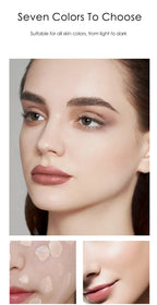 TLM TUM Liquid Foundation Cream Professional Full Coverage Face Concealer Waterproof Makeup Base Brighten Cover Dark Circles30ML Lootquake LLC