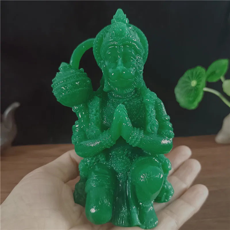 Stone Color Hanuman Statue Sculpture Big Resin Hindu Monkey God Buddha Statues Figurine Zen Home Garden Decoration Lucky Gifts