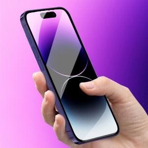 HD Clear Scratch Resistant Anti-Fingerprint Tempered Glass Film Full Screen Coverage Protector For Iphone 14 Pro Max Front Back Screen Protector HD Clarity Anti-Fingerprint Scratch Tempered Glass For Iphone 13 Stevvex