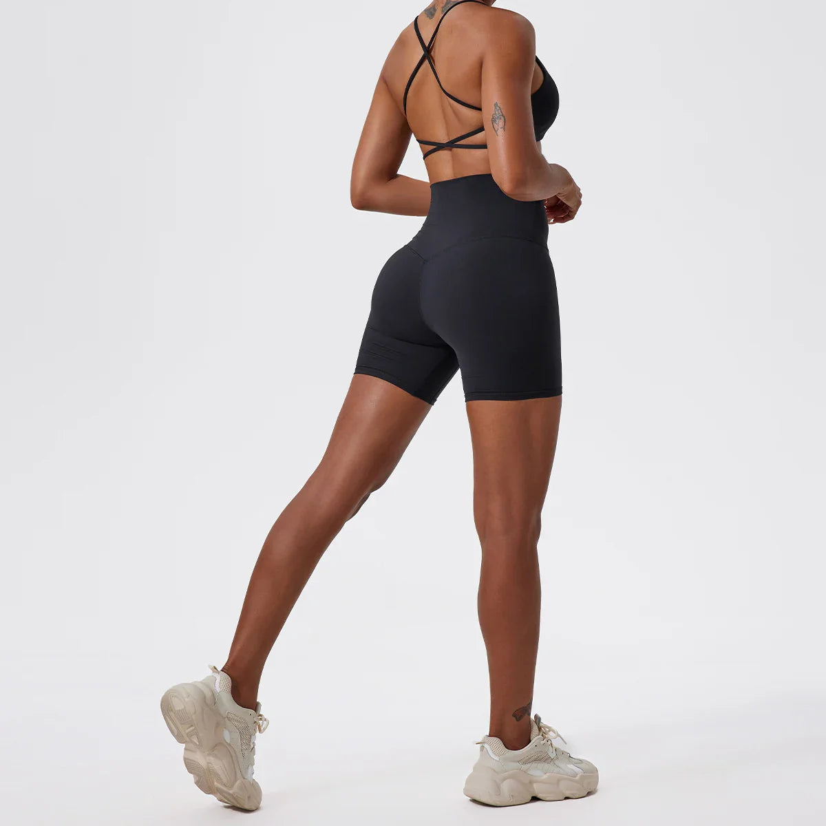 Ultra Comfort High-Waist Yoga Shorts THRIXINE
