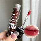 Dark Red Brown Mirror Lip Glaze Water Light Moisturizing Non-stick Cup Highly Pigmented Red Liquid Lipstick Lips Makeup Cosmetic Lootquake LLC