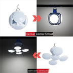 Portable Solar Powered LED Rechargeable Camping Light Hook Tent Light Multifunctional Outdoor Emergency Lighting Spotlight