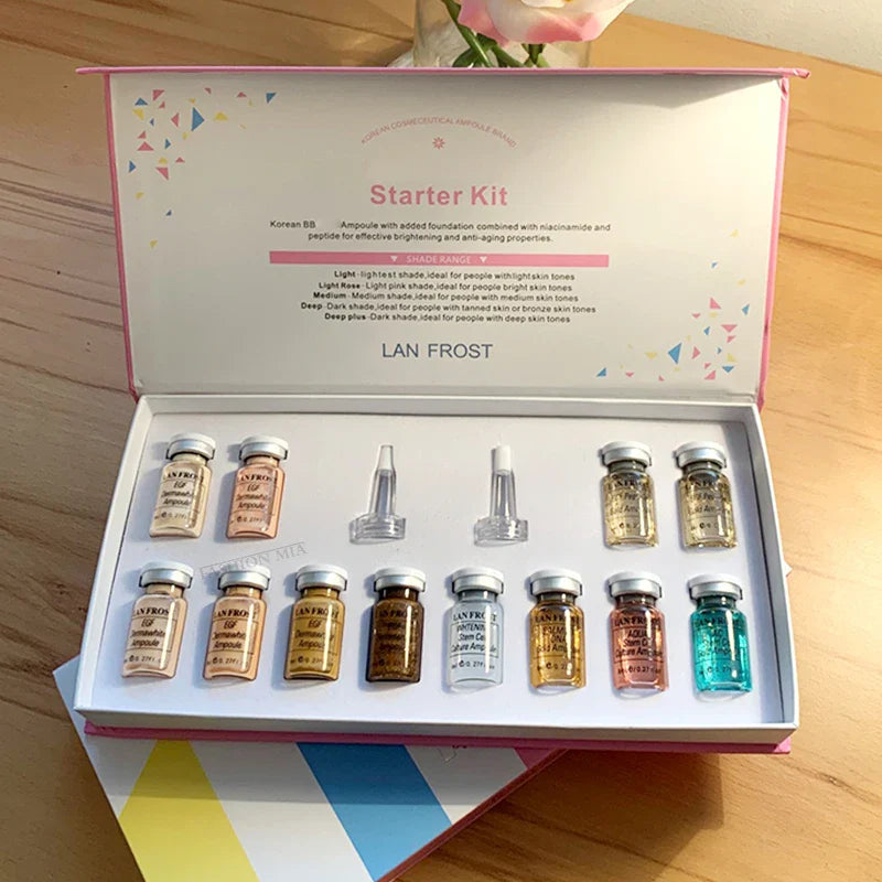 8ml BB Cream Glow Serum Ampoule Essence Facial Niacinamide/Peptide Foundation Moisturizing Hyaluronic Acid Skin Care Beauty Lootquake LLC