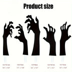 Halloween Decoration Black Hand Courtyard Outdoor Garden Lawn Stake Logo Suitable For Halloween Party Decoration Supplies Props