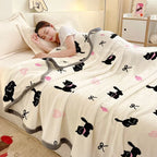 Warm Plush Blanket Comfortable 2024 New Winter Blanket Cartoon Four Season Flannel Soft Bed Cover Office Napping Blanket Lootquake LLC