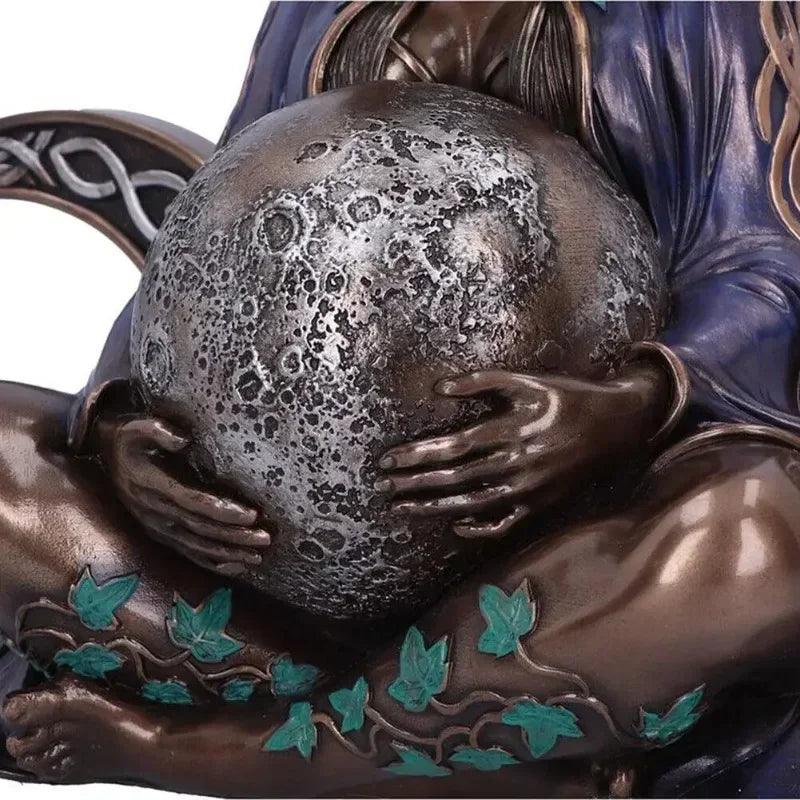 Gaia Earth Goddess Statue Resin Sculpture Craft Garden Decoration Gift Home Desktop Decoration Home Decoration Lootquake LLC