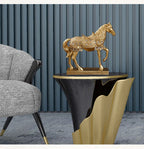 Resin Horse Sculpture, Animal Statue, European Style, Souvenir Gift, Living Room, Office, Study, Desktop Decoration, Gifts