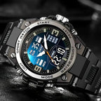 [Men's Digital Chronograph Watch] Multi-sport Chronograph Watch Men's Digital Quartz Watch With Alarm Luminous Date The Ideal Gi