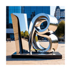 Garden Art Design large sculpture stainless steel statue hand-shaped statue