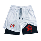 Men's Gym Short Double-deck Quick Dry - SJB-DIAMOND ELITES