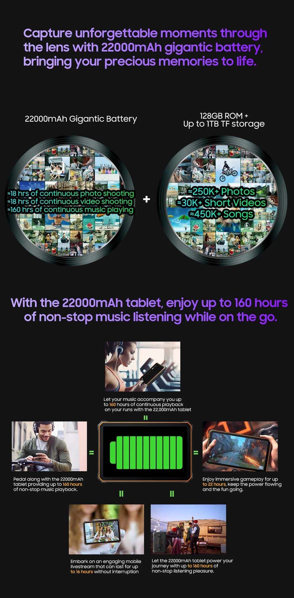 Blackview Active 8 Pro 16GB 256GB Tablet PC 22000mAh Battery Android 13 10.36" inch 2.4K Display 16MP+ 48MP Camera Rugged Tablet Lootquake LLC