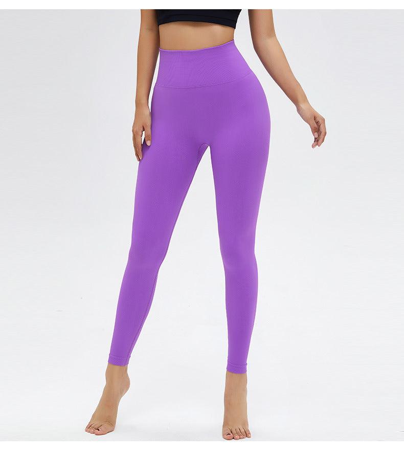 Yoga High Waist Push Up Seamless Sport Leggings Women Workout Pants Super Stretchy Gym Workout Tight Sport Leggings Lightweight Running Pants