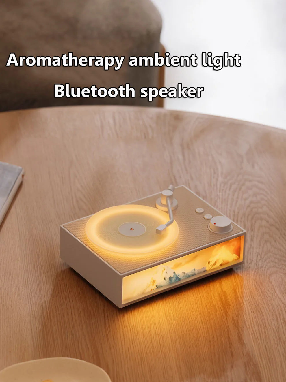 Wireless Vintage Bluetooth Speaker Portable Aromatherapy Atmosphere Light Painting Surround Sound MP3 Music Player Long Enduranc Lootquake LLC