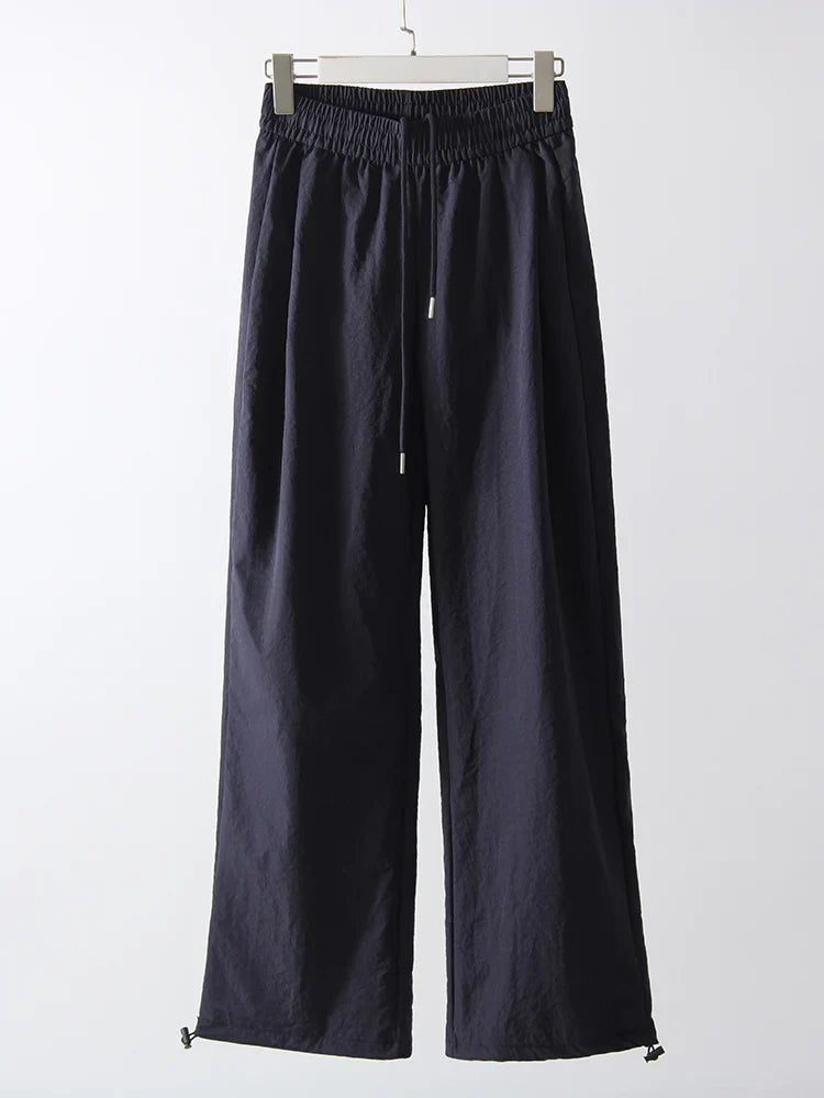 ChicEase High Waist Wide Leg Joggers THRIXINE