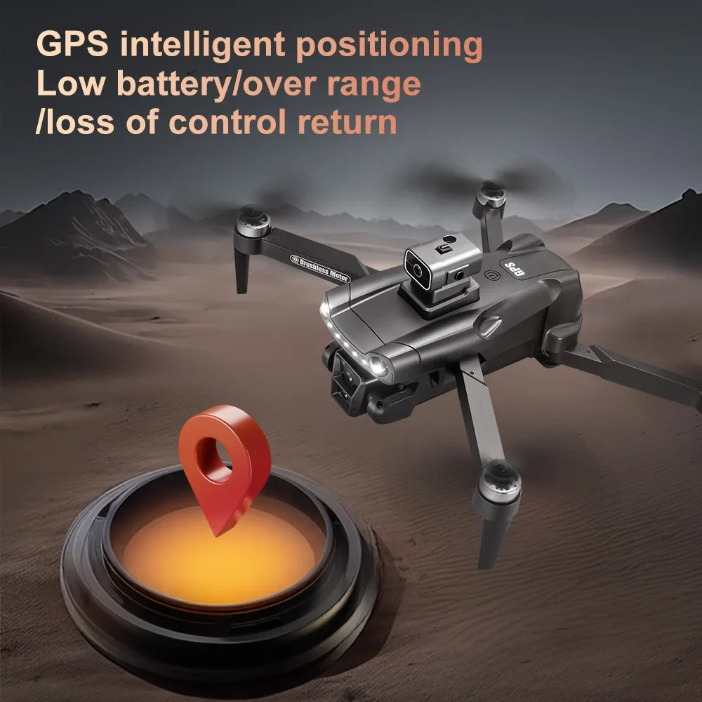 Lenovo V198MAX Drone 8K Profesional FPV Brushless Laser obstacle avoidance Aerial Optical Foldable Quadcopter Mini 4K Dron