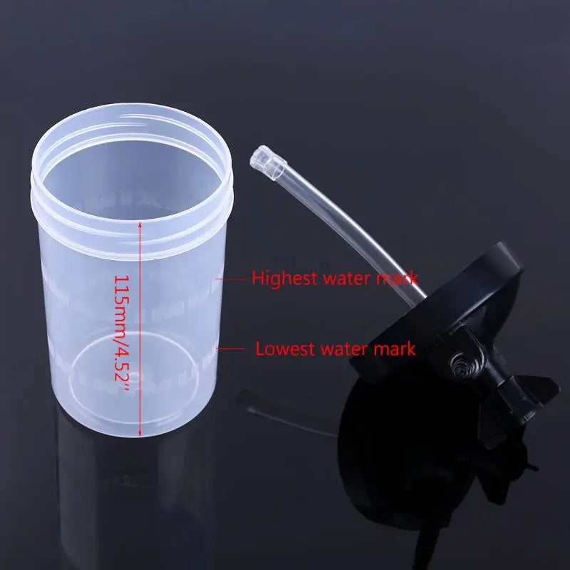 Professional  Humidifier Bubbler Bottle - Humidity for OXYGEN Therapy Height 16cm  6.3" Bottle Mouth 7cm  2.76" KXRE Lootquake LLC