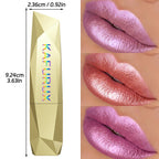 19 colors glitter lipstick hydrating red pink sparkling shine lip color highly pigmented lip tints metallic finish lip makeup Lootquake LLC