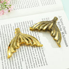 1Pcs Creative Fish Tail Metal Bookmarks, Rare Book Page Holders for Book Lovers, Office Supplies for Bookworm Readers Lootquake LLC
