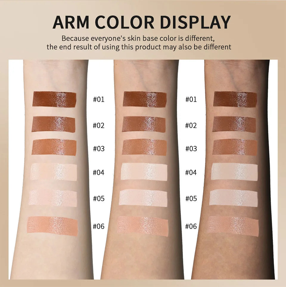 Waterproof And Lasting Temperature Change Foundation Make-up Cream Stick Luster Moisture Concealer Moisturizing LiquidFoundation Lootquake LLC