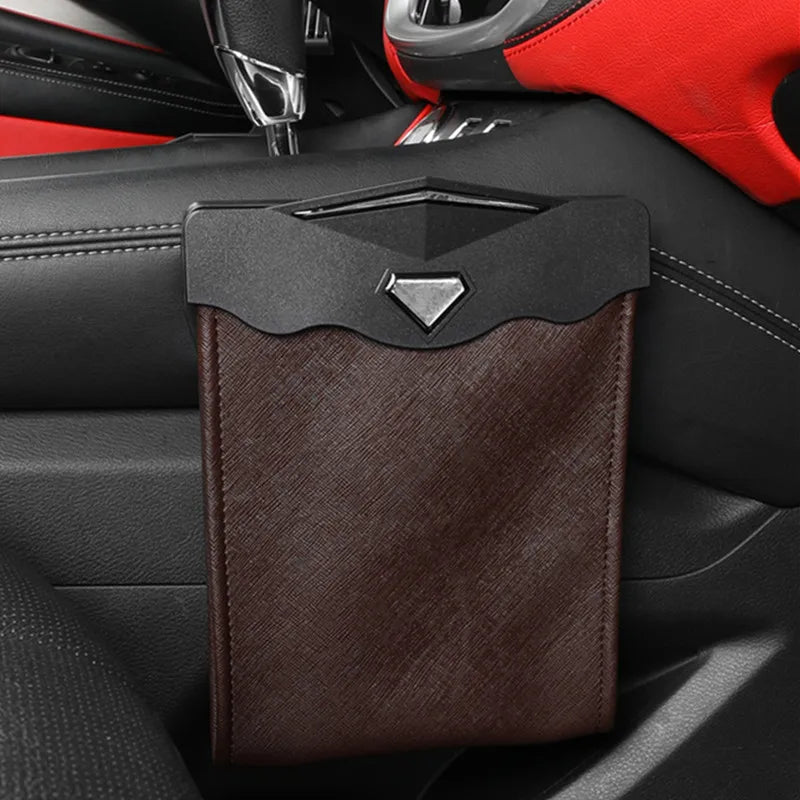 Car Garbage Bag Car Garbage Bin Creative And Fashionable Multifunctional Car Mounted Garbage Bin Car Interior Garbage Bin