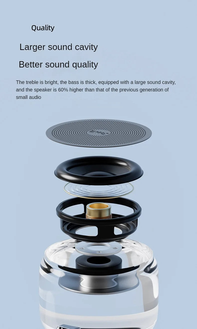 EWA A126 Bluetooth Speaker Mini Portable Aluminum Alloy Heavy Bass High Sound Quality Large Volume Indoor And Outdoor Speakers Lootquake LLC