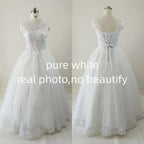 Plus Size Wedding Dress - V-Neck Sequined Ball Gown Customizable | Femstylo