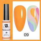 5ML Gold Silver Metallic Liner Paint Gel Polish Chrome Mirror Metal Effect Super Bright French UV LED Semi Permanent Nail Gel Lootquake LLC