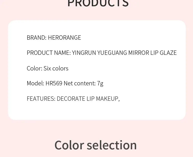 HERORANGEYingrun YueguangLip Gloss Non-stick Cup Lipstick Long-lasting Waterproof Lipstick Matte Lip Glaze Affordable Lipstick Lootquake LLC