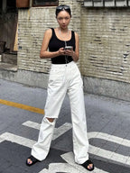 Camisole Tank Soft Cotton Top Women Summer Outfits Tight And Sexy Tank Top Knitted Bottom Shirt And Sleeveless Top For Outerwear