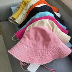 Luxury Bucket Beach Hat - Y2K Wide Brim Sun Hat - Wedding & Party Elegant