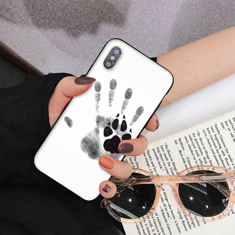 Dog Paw Phone Case For Iphone 11 12 13 Mini Pro Max 8 7 6 6s Plus X 5 S Se 2020 Xr Xs 10 Case Paw Print Heart Pet Lovers Stevvex