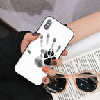 Dog Paw Phone Case For Iphone 11 12 13 Mini Pro Max 8 7 6 6s Plus X 5 S Se 2020 Xr Xs 10 Case Paw Print Heart Pet Lovers Stevvex