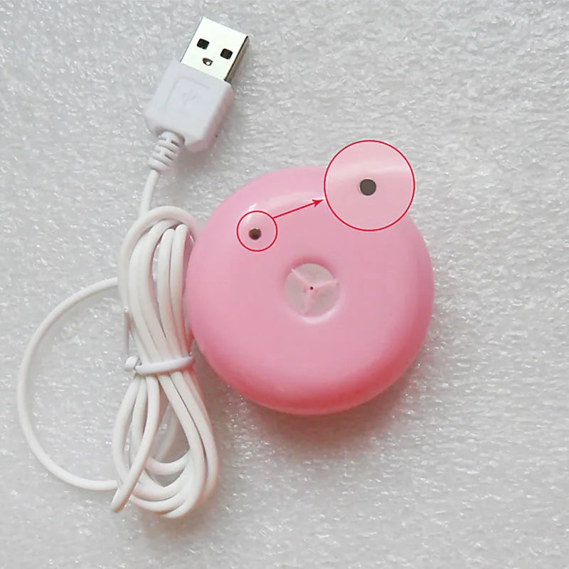 Hot Mini USB Air Humidifier Donuts Purifier Aroma Diffuser Steam For Office Home Lootquake LLC