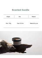 Black Tin Can Scented Aromatic Candles Wooden Wick Candle Jars with Lid Classic Home Decorative Candles Dried Flower Lootquake LLC