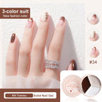 LIMEGIRL Solid Nail Art Gel Polish 15g 3 Colors Cream Soft Gel Polish for Nail Art Beginner DIY Design  Home/Salon Manicure Gift Lootquake LLC