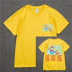 New Summer Hip Hop T Shirt Men Women Cactus Jack Harajuku T-Shirts WISH YOU WERE HERE Letter Print Tee Tops Lootquake LLC