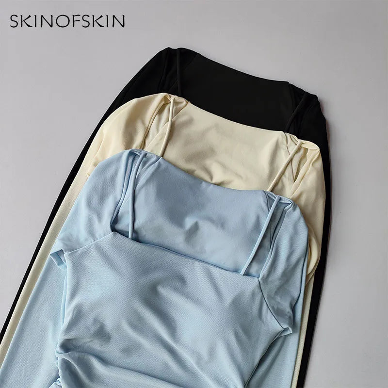 Mesh-Splice Slim Fit Yoga Top THRIXINE