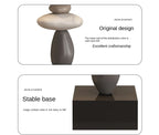 Modern Art Feng Shui Stone Resin Sculpture Wine Cabinet Decor Living Room Desktop Home Decoration Stone Statue Model Figurines