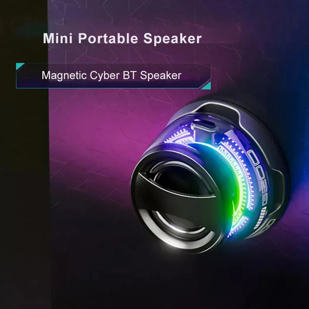 Portable Bluetooth Speaker G200 RGB Lighting Magnetic Speaker BT5.3 Mini Sound Box 7 Hours Playback Phone Holder Phone Holder Lootquake LLC