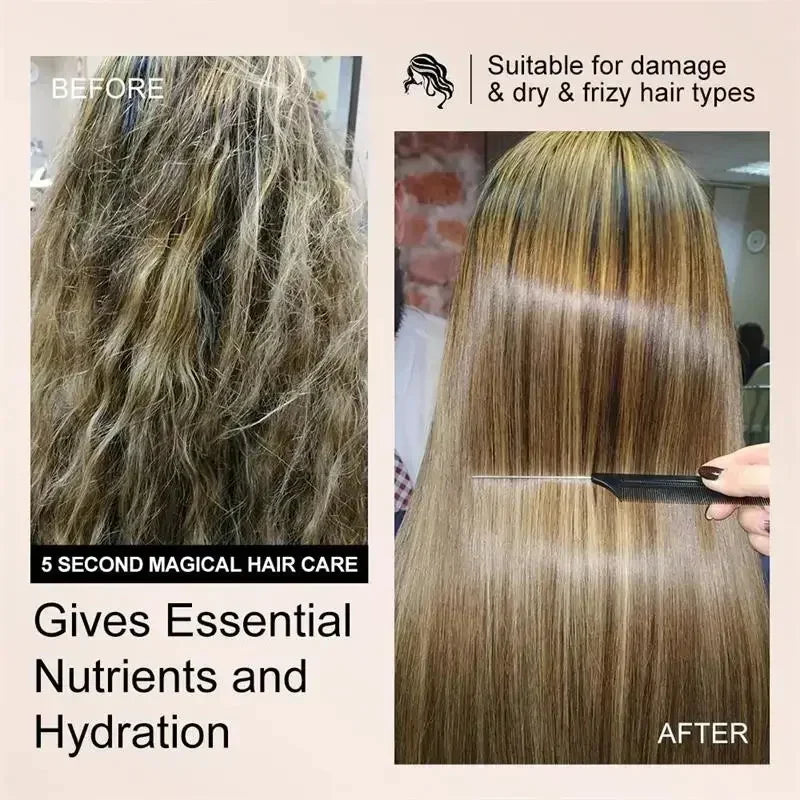 Collagen Keratin Hair Care Mask Treatment Dry Damaged Hair Revitalize Hair Straighten Soft Smooth Moisturize Hair Care Products Lootquake LLC
