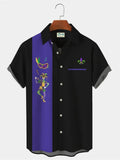 2024 Men's Mardi Gras Shirt 3D Print Short Sleeve Casual Shirts Streetwear Loose Plus Size Mens Hawaiian Shirts Tops T-Shirt Lootquake LLC