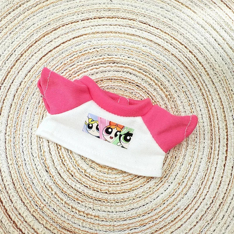 Labubu Doll Clothes Police Set Summer T-shirt Labubu I II Idol Dolls 15/17cm Clothes Sitting Party Accessories DIY Gifts Lootquake LLC